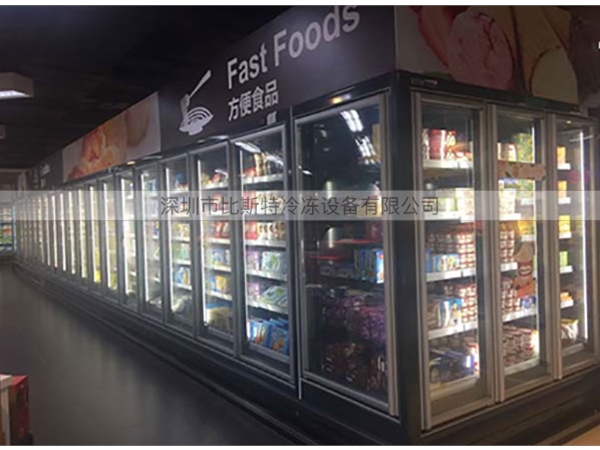 株洲超市冷藏玻璃展示立柜